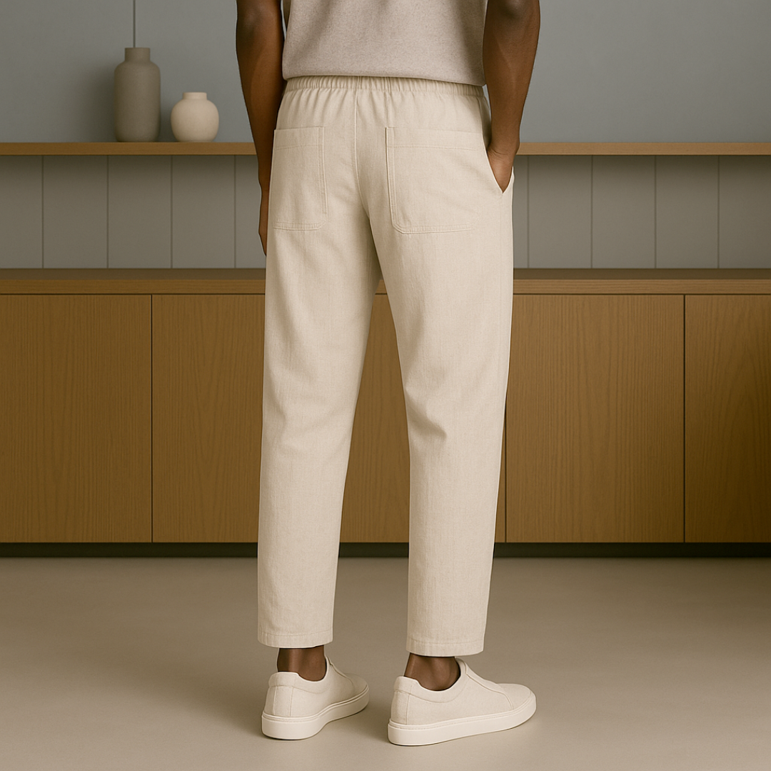 Capri Linnen Broek Heren | Mio Voir