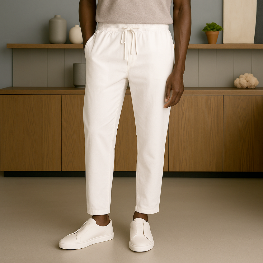Capri Linnen Broek Heren | Mio Voir