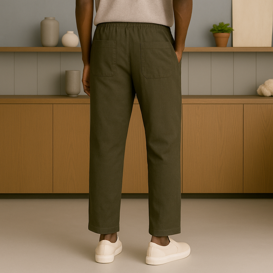 Capri Linnen Broek Heren | Mio Voir