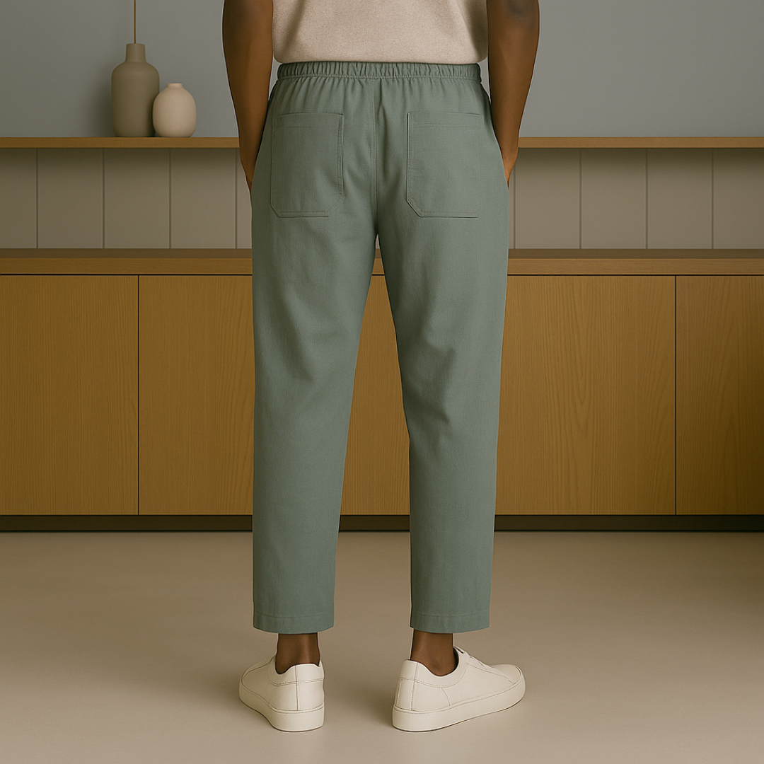 Capri Linnen Broek Heren | Mio Voir