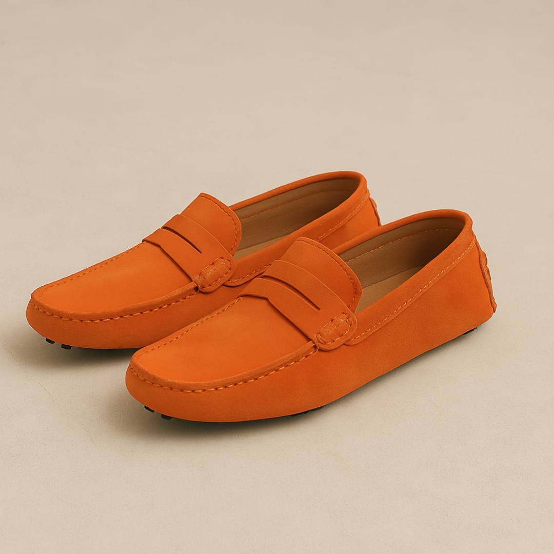 Marina Élégance Suede Loafers Heren | Mio Voir