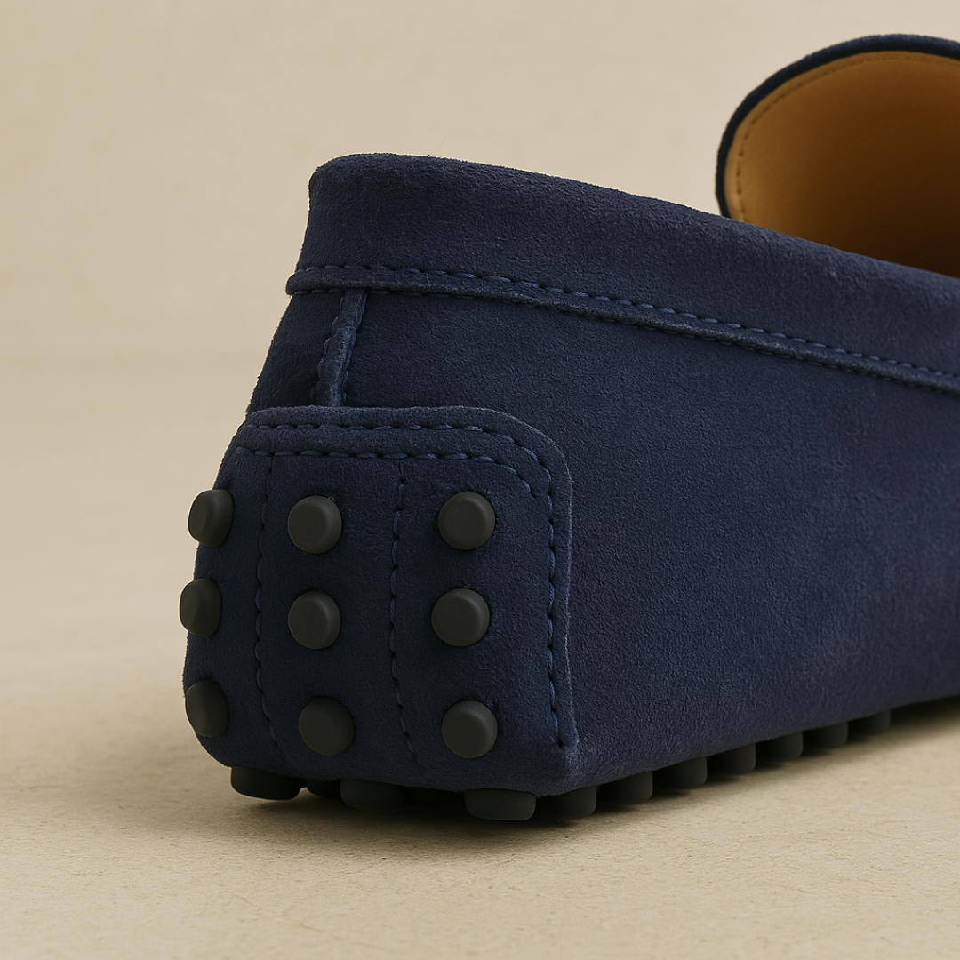 Marina Élégance Suede Loafers Heren | Mio Voir