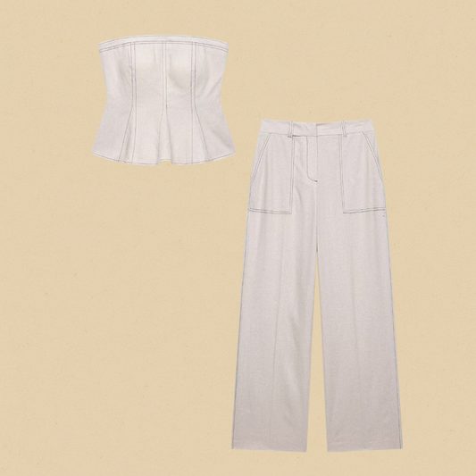 Ravello Beige Corsageset Dames | Mio Voir