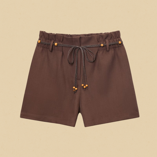 Modica Korte Broek Bruin Dames | Mio Voir