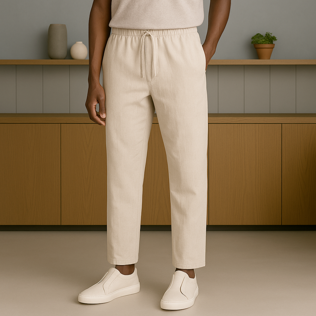 Capri Linnen Broek Heren | Mio Voir