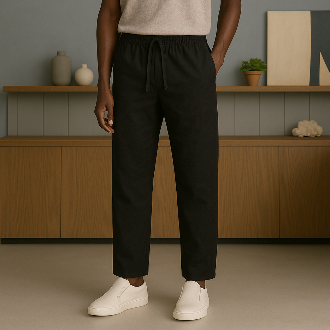 Capri Linnen Broek Heren | Mio Voir