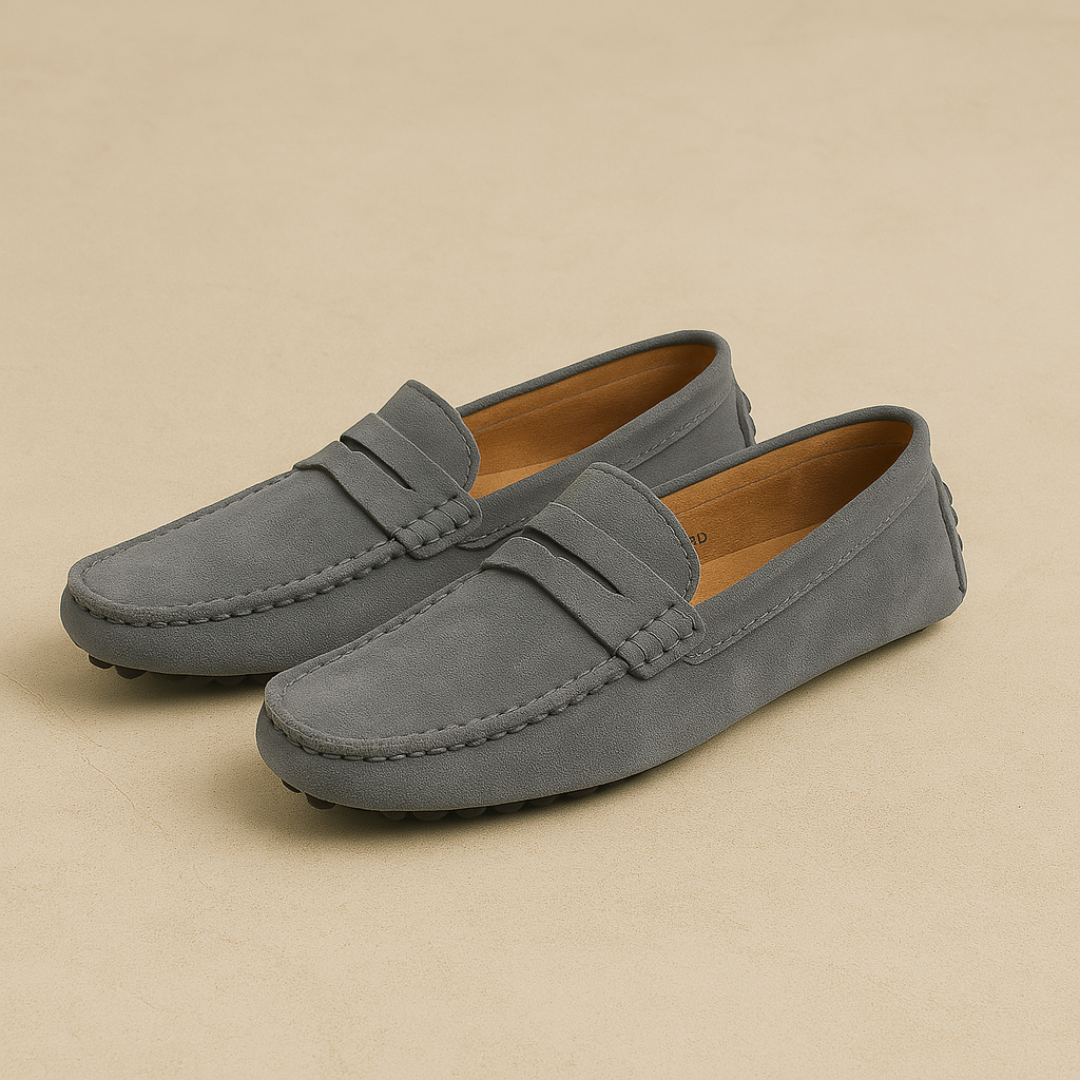 Marina Élégance Suede Loafers Heren | Mio Voir
