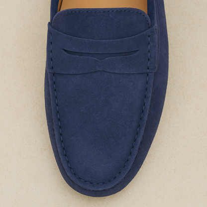 Marina Élégance Suede Loafers Heren | Mio Voir