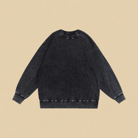 Napoli Washed Sweater Heren | Mio Voir