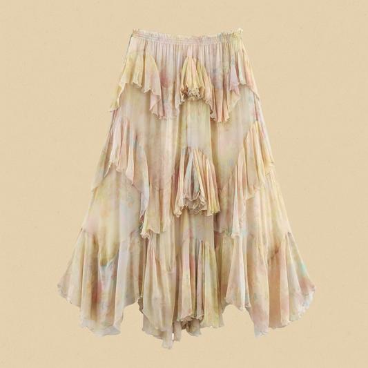 Positano Volant Rok Dames | Mio Voir