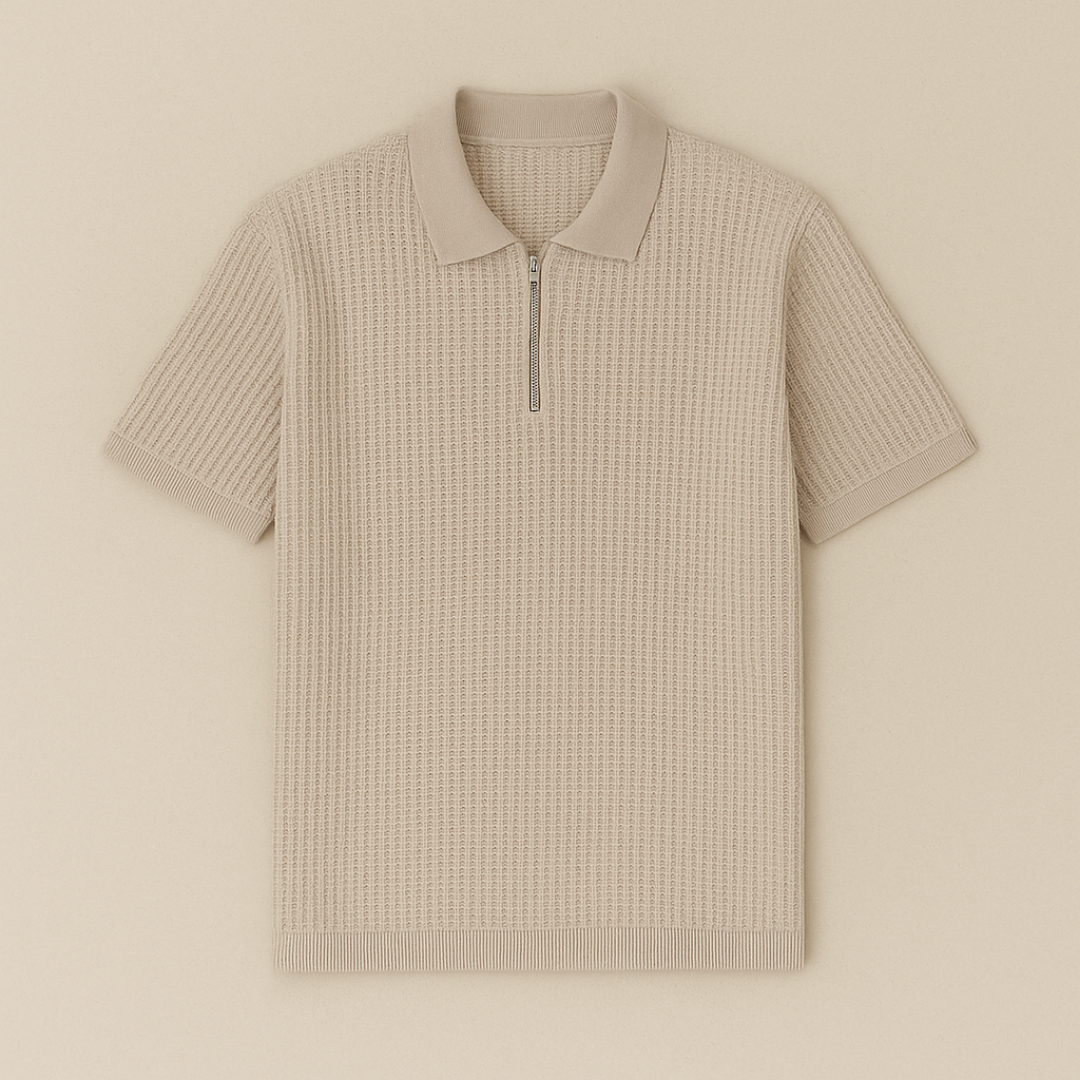Ravello Half-Zip Polo Heren | Mio Voir