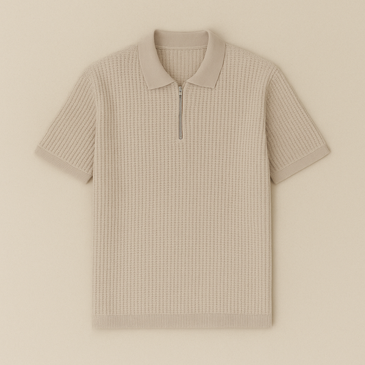 Ravello Half-Zip Polo Heren | Mio Voir
