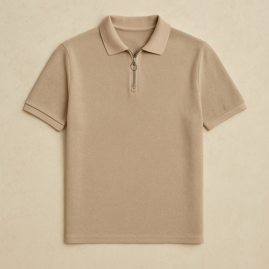Sorrento Wollen Polo met rits Heren | Mio Voir